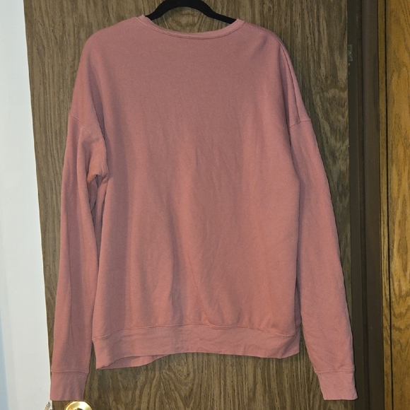 Bella Canvas Dusty Rose Crew Neck Sweater - Picture 2 of 2